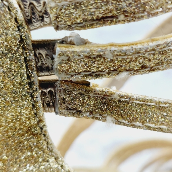 NEW Zigi Soho Emila Gold Strappy Block Heeled Summer Sandals C218 - Picture 12 of 14